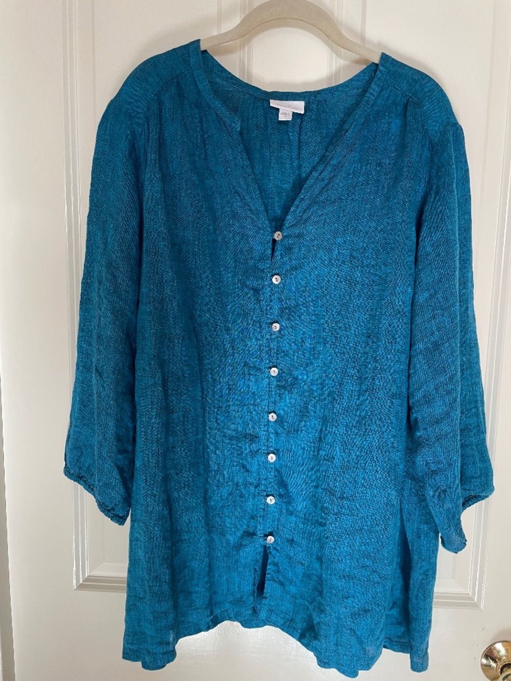 J.Jill Blue Tunic Top
